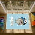thumbnail image 3 of LaModaHome Cute Owl Baby Rug – Non-Slip Backing, Easy To Clean, Perfect For Nursery (47.2" x 70.9"), 3 of 8