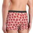 thumbnail image 4 of Bingfone Strawberry And Flowers Men's Underwear - Casual Stretch Boxer Briefs-Medium, 4 of 7