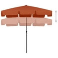 thumbnail image 2 of vidaXL Beach Parasol Terracotta Polyester Medium Tiltable, 2 of 7
