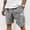 Light Gray03, variant on Dwelliawo Mens Shorts Vintage Cozy Summer Beach Short with Pockets Regular Fit Corduroy Short Pants Drawstring Loose Fit Shorts Navy 2XL