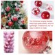 thumbnail image 4 of Worallymy Adornos de bolas colgantes de Navidad, 24 piezas Adornos de Navidad rojos y blancos inastillables para la decoración de la boda de la fiesta de Navidad Worallymy JD735895324, 4 of 5