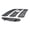 Black, variant on APS Compatible with Ford F-650 F-750 2004-2015 Main Upper Stainless Steel Black 8x6 Horizontal Billet Front Grill Grille Insert F65800J
