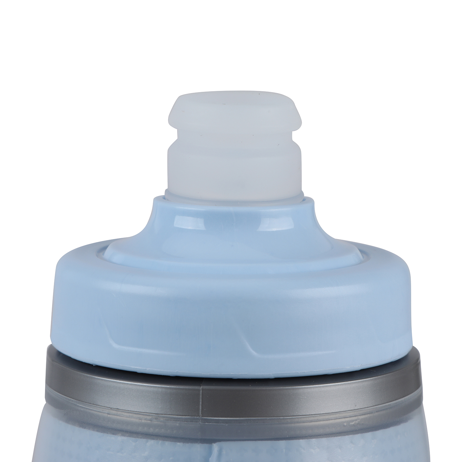 Gift Base Borraccia Sportiva Bianca 600 Ml - Unicorno Lila Con Scritta 'Always Be Yourself' - 2 Tappi Inclusi