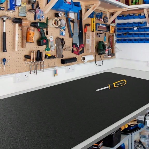 Black Plastic Table Cover Protector 42 x 78 Waterproof Easy Flat PVC Desk Pad Mat 1.5mm Thick Rec Vinyl Table Top Protector for Dining Room Table Office Drer