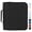 Black, variant on SUNEE Zippered Binder Bag with Handle, 2-Inch 3-Ring O-Ring, 500-Sheet Capacity, Multi-Pocket Binder Organizer for File Organization & Storage, Pink Lotus