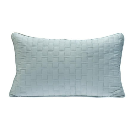 BedVoyage Luxury 100% viscose from Bamboo Quilted Decorative Pillow - Sky (sham with pillow insert)