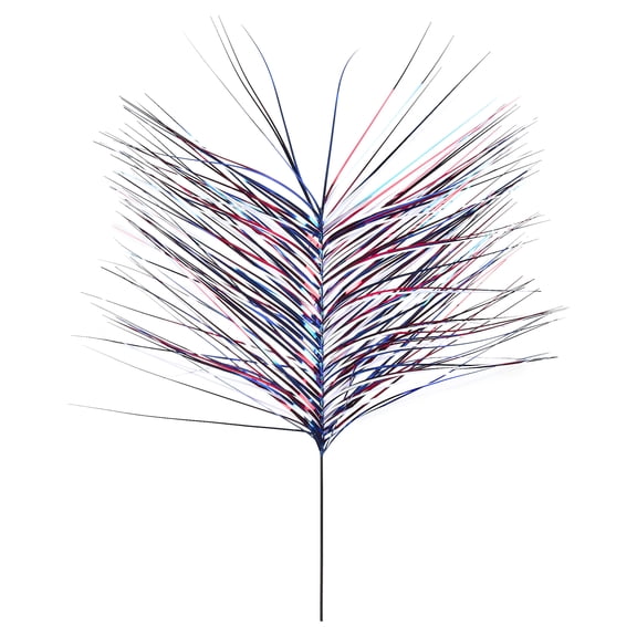 Jumbo Tinsel Spray Decorative Pick, Red/White/Blue, 30", Patriotic by Way To Celebrate