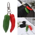 thumbnail image 2 of TOWED22 Creative 3D Vegetable Key Chain Red Green Keychain Key Ring For Women Bag Pendant Decoration Gift(Red), 2 of 5