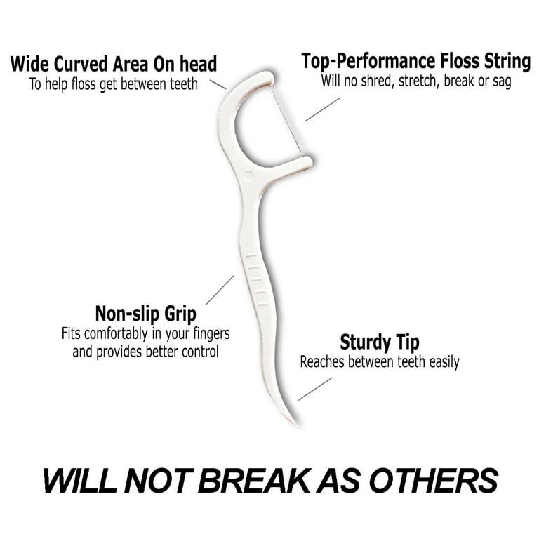 Dental Floss Picks 100 PlasticFree By, 56 OFF