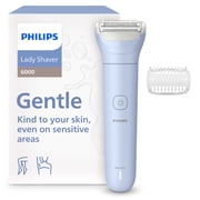 Philips Lady Shaver Series 6000 - Cordless, Wet & Dry Electric Shaver, 3-Blade Shaving System, For Legs & Body, 80 Mins. Runtime, Model BRL127/00