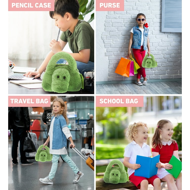 DolliBu Alligator Plush Handbag Super Soft Plush Stuffed Animal