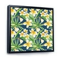 thumbnail image 3 of Designart 'Yellow Flowers and Tropical Foliage VIII' Modern Framed Canvas Wall Art Print, 3 of 5
