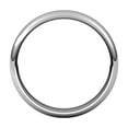 thumbnail image 2 of 925 Sterling Silver Half Round 4mm Half Round Band Size 9.5 Ring for Women and Men - 3.4 Grams, 2 of 2