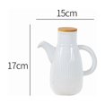 thumbnail image 1 of Elegante botella de aceite de cerámica for cocinar y condimentar, perfecta for aceite de oliva, salsa de soja y vinagre., 1 of 2