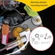 thumbnail image 5 of Kit de Soporte de Montaje Riwesomey Amortiguador de Dirección de Motocicleta Plata, 5 of 6
