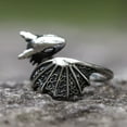 thumbnail image 4 of ZMY Home Rings for Gift Punk Cool Stainless Steel Jewelry Whelp Dragon Ring (9), 4 of 6