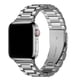 thumbnail image 1 of Compatible con correa de Apple Watch de 42 mm/44 mm/45 mm/49 mm, acero inoxidable compatible con correa de Apple Watch Se, Se 2, ultra, Series 8/7/6/5/4/3/2/1 (plata, 42 mm/44 mm/ 45 mm/49 mm) oso de fresa Electrónica, 1 of 5