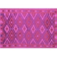 thumbnail image 1 of Ahgly Company Indoor Rectangle Oriental Purple Traditional Area Rugs, 8' x 10', 1 of 4