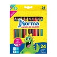 thumbnail image 1 of Lápices de Colores Norma Punta Gruesa con Sacapuntas 24 pzas, 1 of 3