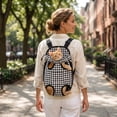 thumbnail image 6 of Pet Backpack Carrier, Pet Carrier Backpack Small Pet Carrier Pet Travel Carrier Pet Carrier for Dogs Pet Carrier for Cat Pink Front Wear Design, 1 Pack, 6 of 8