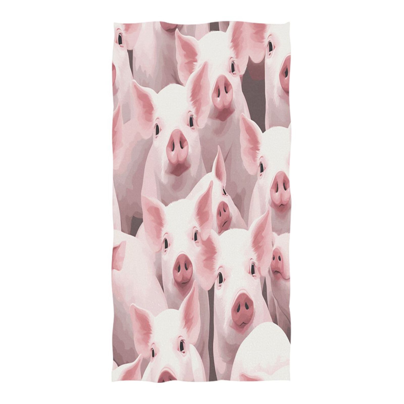Pigs Pink Beach Towel Oversized Sandproof Absorbent Quick Dry Towels Adult for Travel Vacation Essentials