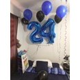 thumbnail image 4 of Globo IWERP número 4 azul marino de 40 cm para decoración de fiestas, 4 of 9
