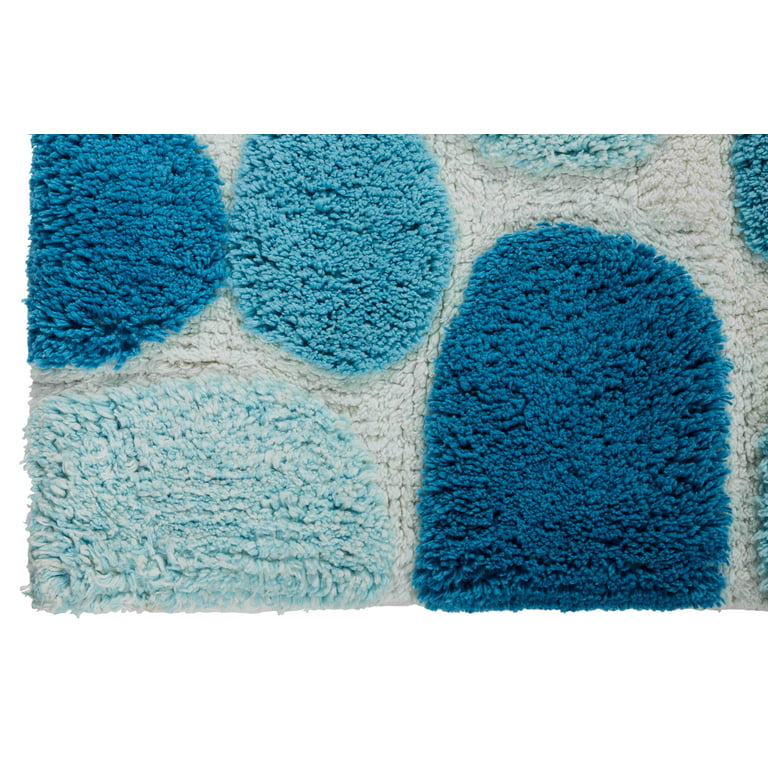 2pc Quick Drying Memory Foam Framed Bath Mat With Griptex Skid