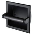 thumbnail image 1 of Portarrollos Empotrado Para Papel Higiénico, Portarrollos De Acero Inoxidable 304 Negro, Chapado En Cr, Para Pared Interior, Para, 1 of 7