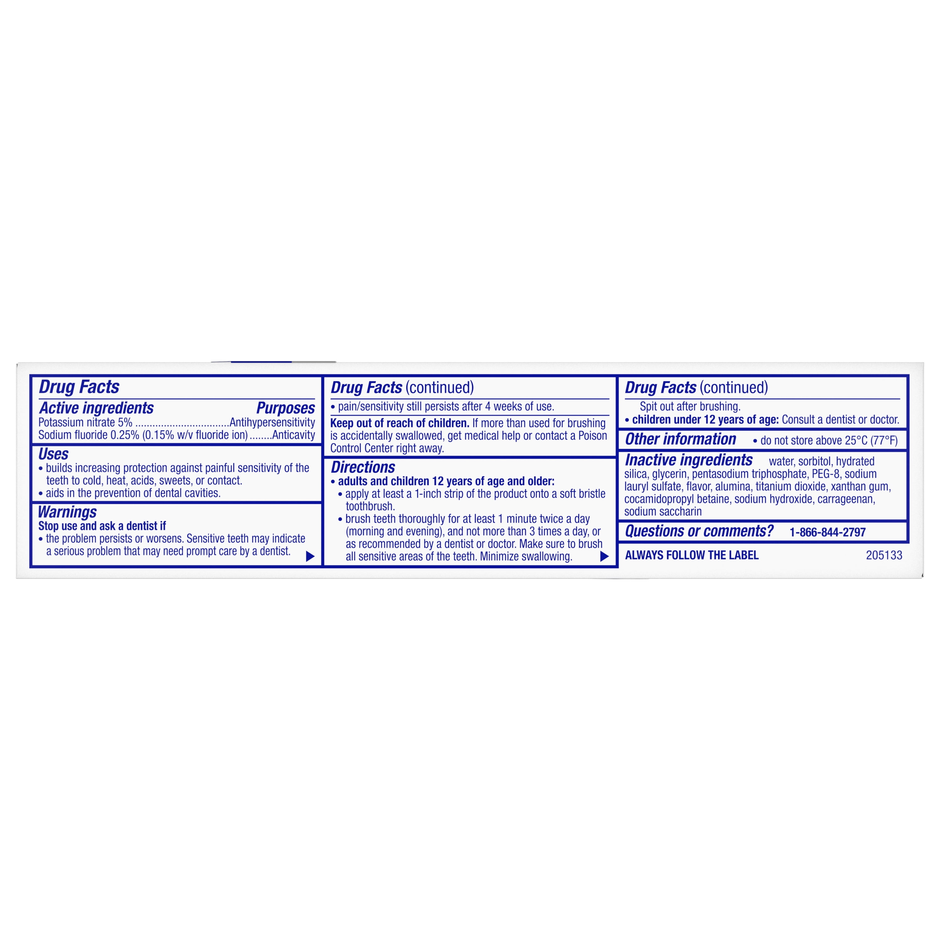 Sensodyne Clinical White Enamel Strengthening Toothpaste 2.3 oz