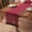 Burgundy B, variant on Green Lace Table Runner Flower Boho Table Runner with Tassels Vintage Rustic Christmas Runners for Dining Home Table Setting Decor(12x70 inch,Tassel Included)