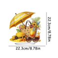 thumbnail image 3 of TIELUTT DIY Tabletop Art Painting Kit，Double Desktop Ornament Special Shaped Rhinestone Desk Placement Health Ornament Small Ornament Set Glass Snowflake Ornament Ornament Set 1998 Christmas Ornament, 3 of 3