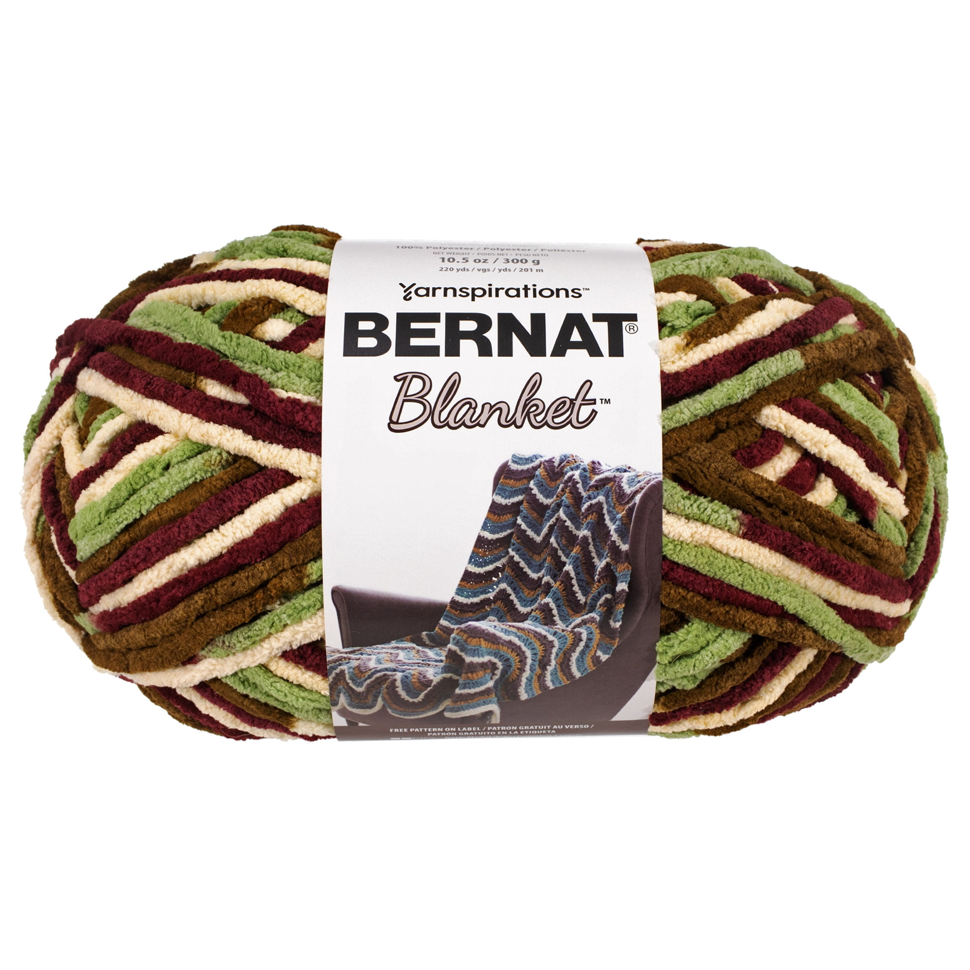 220 Yard Skein of Super Bulky Size 6 Blanket Yarn 100 Polyester