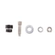thumbnail image 4 of 4pcs Negro, Tornillos De Perno De De Matrícu Del Coche Hexagonal Universal Soledad Pernos hexagonales del marco de la placa, 4 of 8