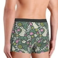 thumbnail image 3 of Uemuo Retro Bunny Floral Pattern Men's Boxer Briefs,Trunk Anti-Chafing,Comfortable, Durable, and Stylish Underwear-Small, 3 of 9