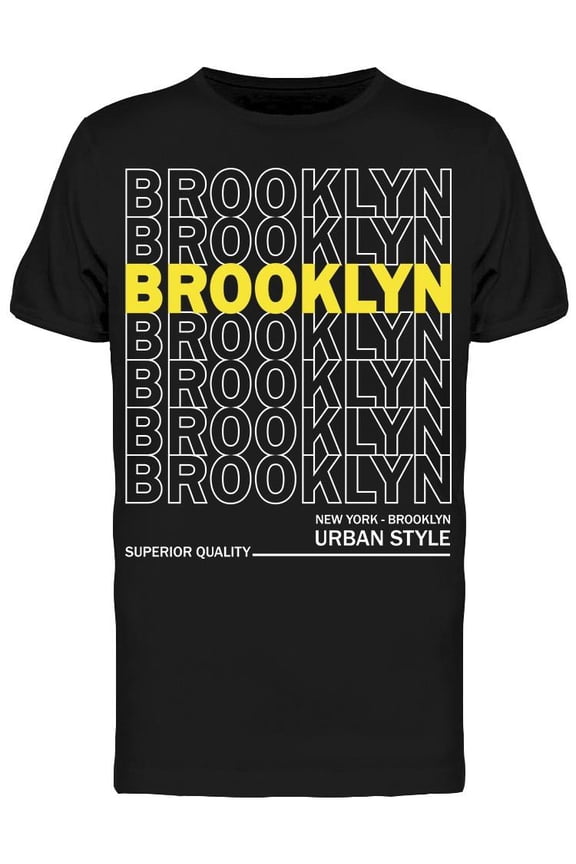 Urban Style Lettering Design T-Shirt Men -Image by Shutterstock, Male Large