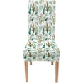 thumbnail image 3 of Cactus Chair Covers for Dining Room 6 Pack Greeting Card with Space for Text Autumn Composition of Sunflowers Watercolor Bo Spandex Super Fit Stretch Removable Washable Kitch, 3 of 5