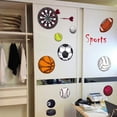 thumbnail image 3 of Sport Theme Wall Stickers Wall Decals DIY Removable Wallpaper Children Room Wall Decors Cartoon Stickers Self-adhesive Kindergarten School Nursery Kids Room, 3 of 9