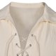 thumbnail image 4 of Disfraz de pirata caballero medieval para hombre adulto, camisa medieval renacentista, ropa de manga larga con cordones, camisas, traje vintage de Halloween, 4 of 5