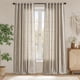 thumbnail image 3 of Cortinas Jinchan Winslow de lino bordadas, 244 cm de largo, color marfil, 3 of 8