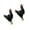 Black, variant on YongCo Playful Hen Design Dainty Ear Studs Smooth Finishes For Students Professionals