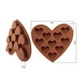 thumbnail image 5 of Wovilon Ice Cubes Tray Ice Maker Ice Makers Countertop Silicone Ice Tray Easy Maker Heart Shape Cubes Mould Valentines Gift, 5 of 5