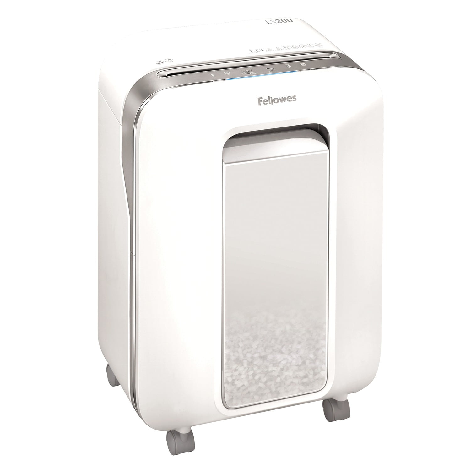 Fellowes Powershred LX200 Micro-Cut Paper Shredder, White