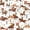 Brown Red White, variant on Erosebridal Farm Cute Pattern Zipper Twin Comforter Sets with Fitted Sheet and 2 Pillowcases,Wild Flower Highland Cow Print Zipper Bedding Set,Brown Teal,Reversible