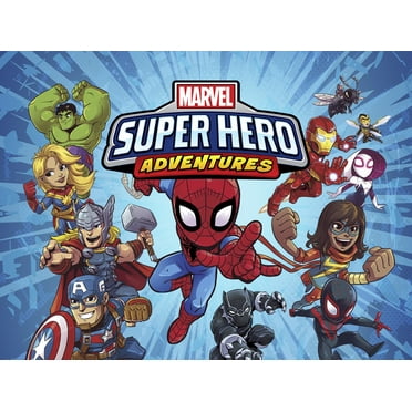 Marvel Super Hero Adventures Edible Cake Topper Image