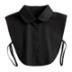 thumbnail image 1 of Cuello falso de mezclilla con solapa para mujer, fácil de abotonar, para camisas, suéteres, vestidos, chaquetas, accesorios de capas, 1 of 8