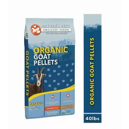 Nature's Best Organic Pelleted Goat Feed 40 lb