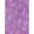 thumbnail image 1 of Ahgly Company Indoor Rectangle Patterned Violet Purple Abstract Area Rugs, 5' x 8', 1 of 6