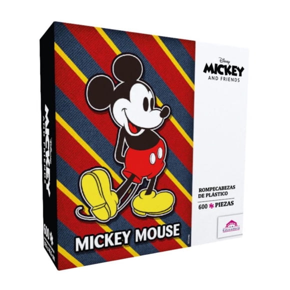 Mickey University Rompecabezas 600 Pz de Plástico PieceRelax