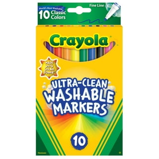 Crayola Washable Fine Super Tip Markers Set of 50 Colors - Wet Paint  Artists' Materials and Framing