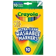 10 Packs: 40ct. (400 total) Crayola® Ultra-Clean Washable® Fine Line  Markers